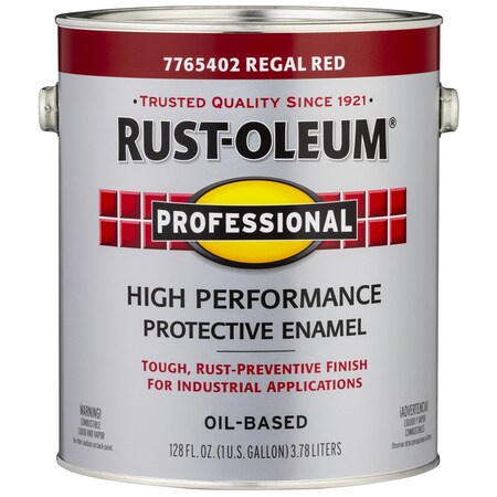 Professional High Performance Protective Enamel Paint, Regal Red, Gallon
